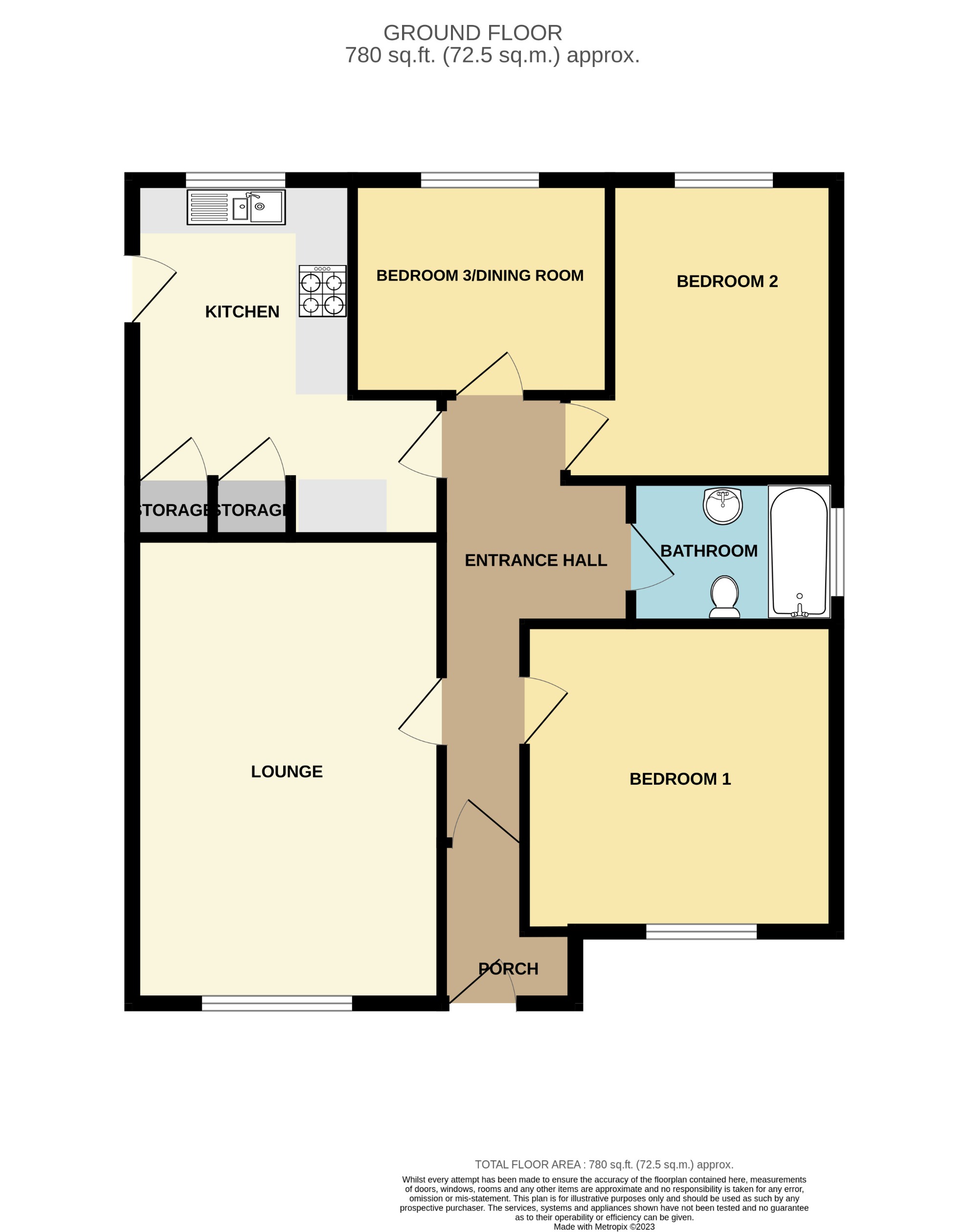 St Michaels Close, Billinghay LN4, 3 bedroom detached bungalow for sale ...