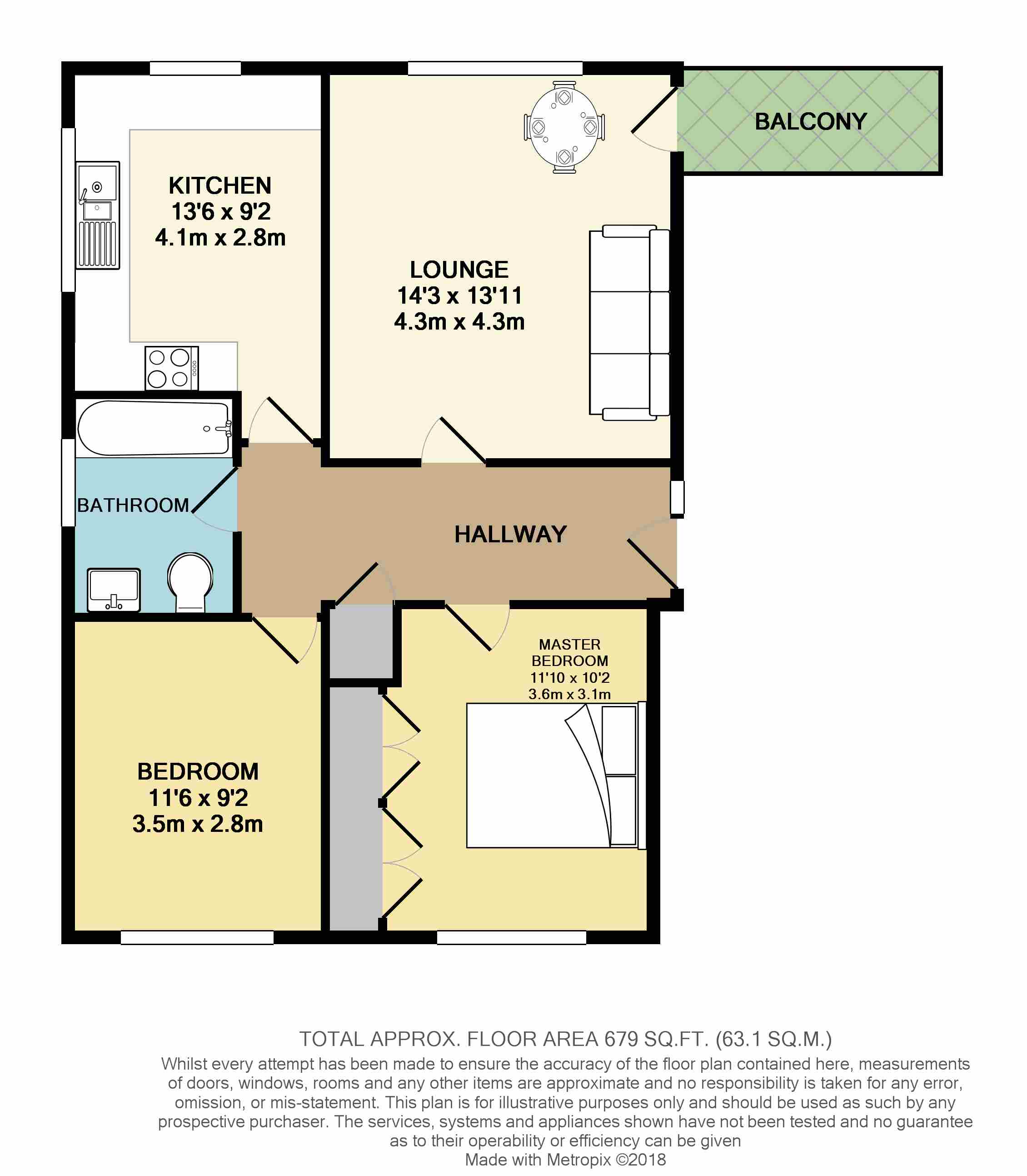 2 Bedrooms Flat for sale in Priory Street, Cheltenham GL52