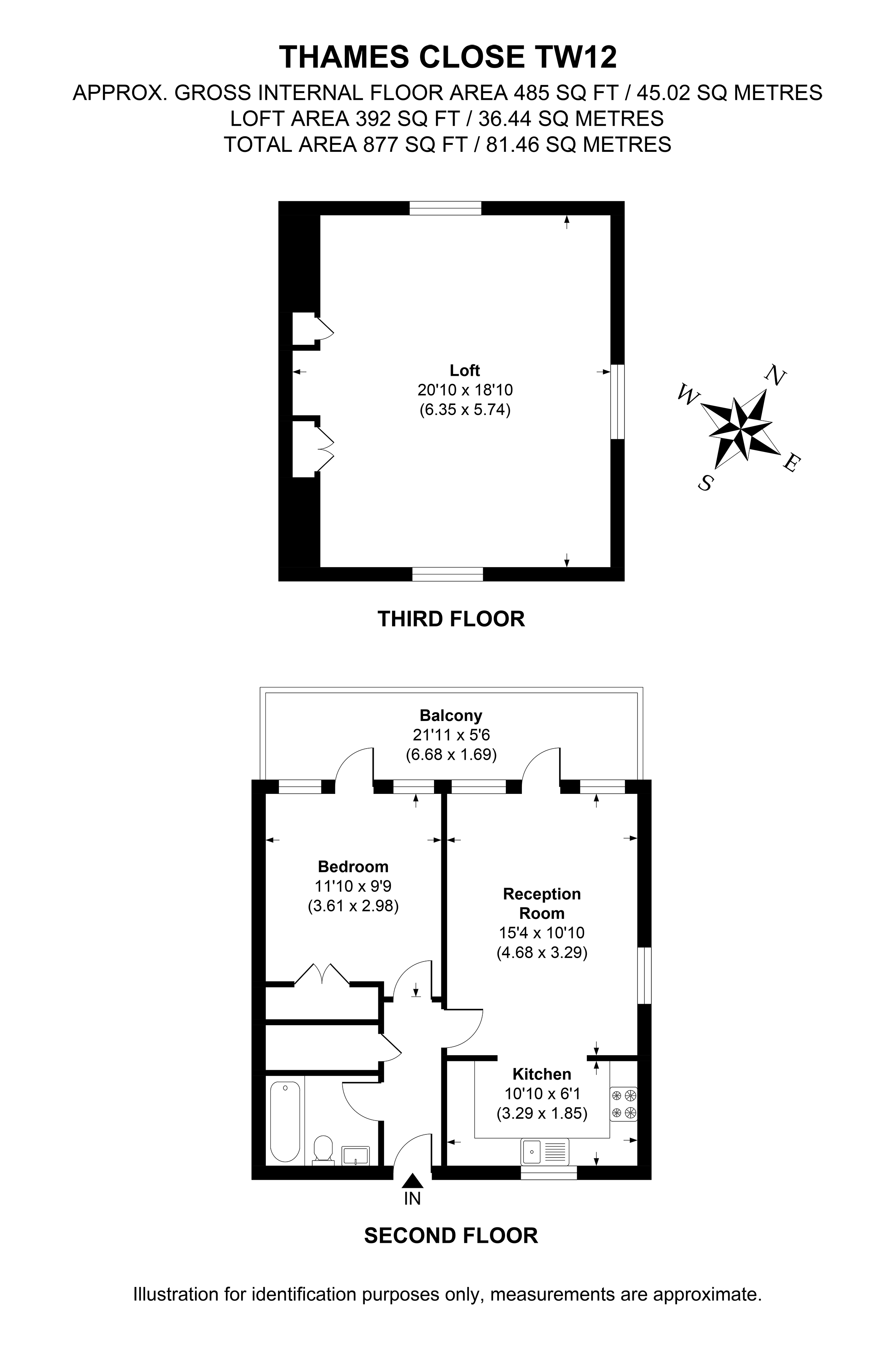 56, Thames Close, Hampton floorplan