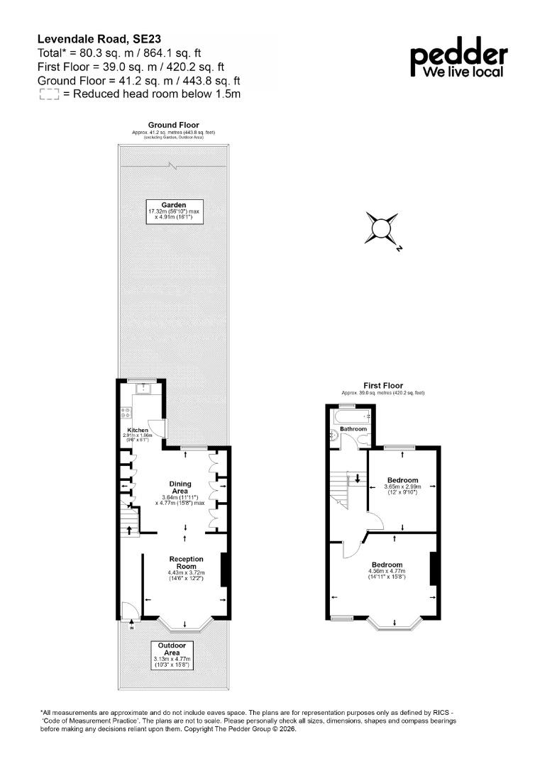 Levendale Road, London floorplan