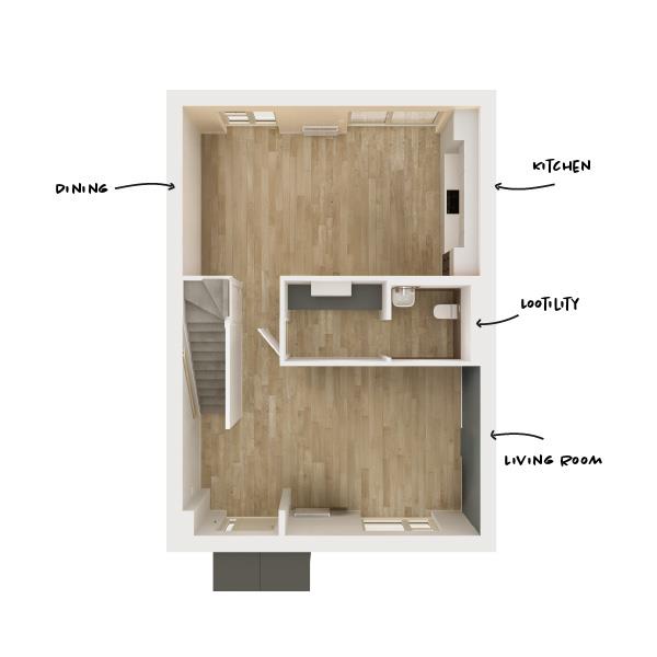 Plot 41, Thirteen85, Blackburn Road, Edenfield floorplan