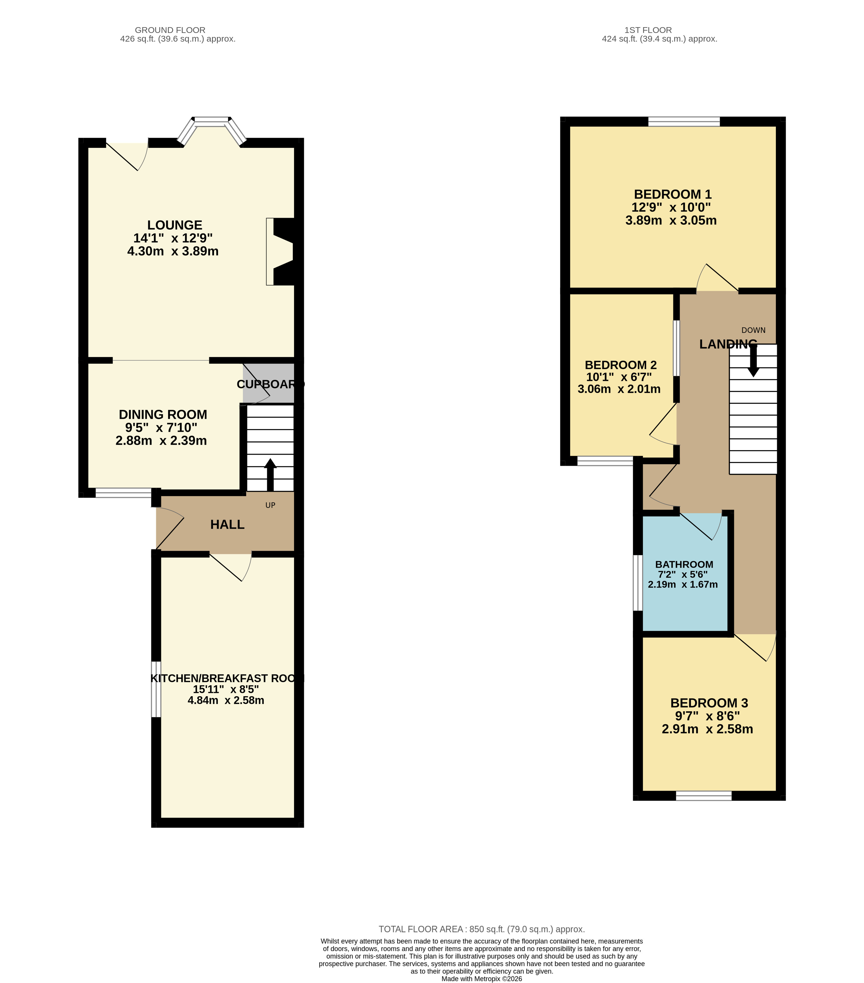 12, Alpine Terrace, Bishop Auckland floorplan