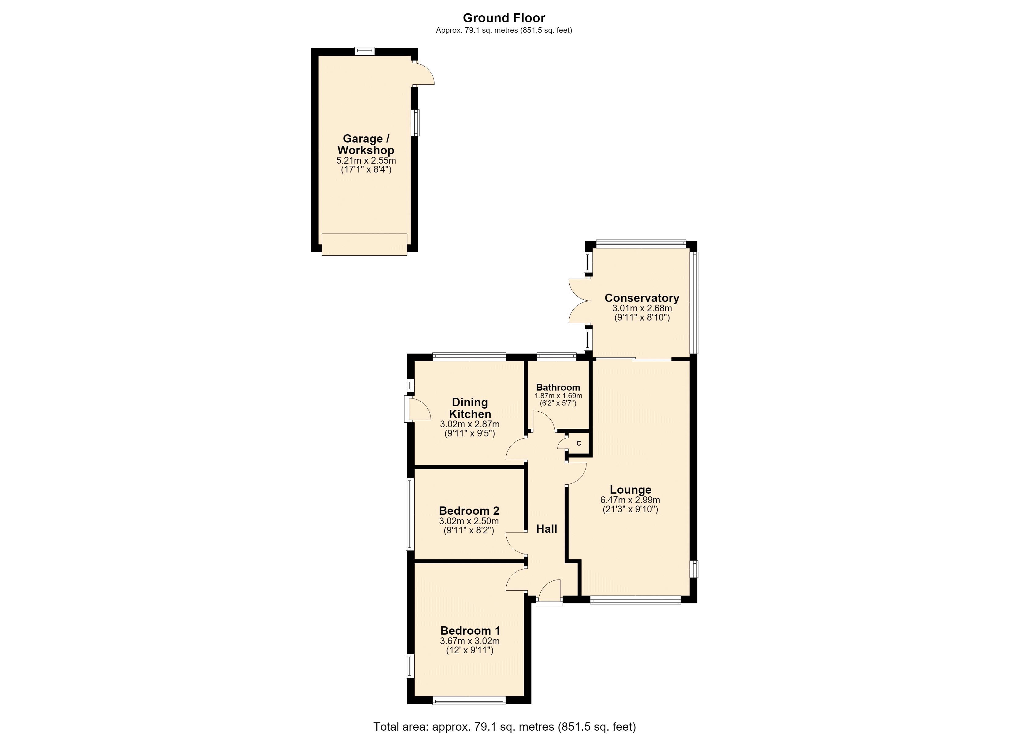 586, Rooley Moor Road, Rochdale floorplan