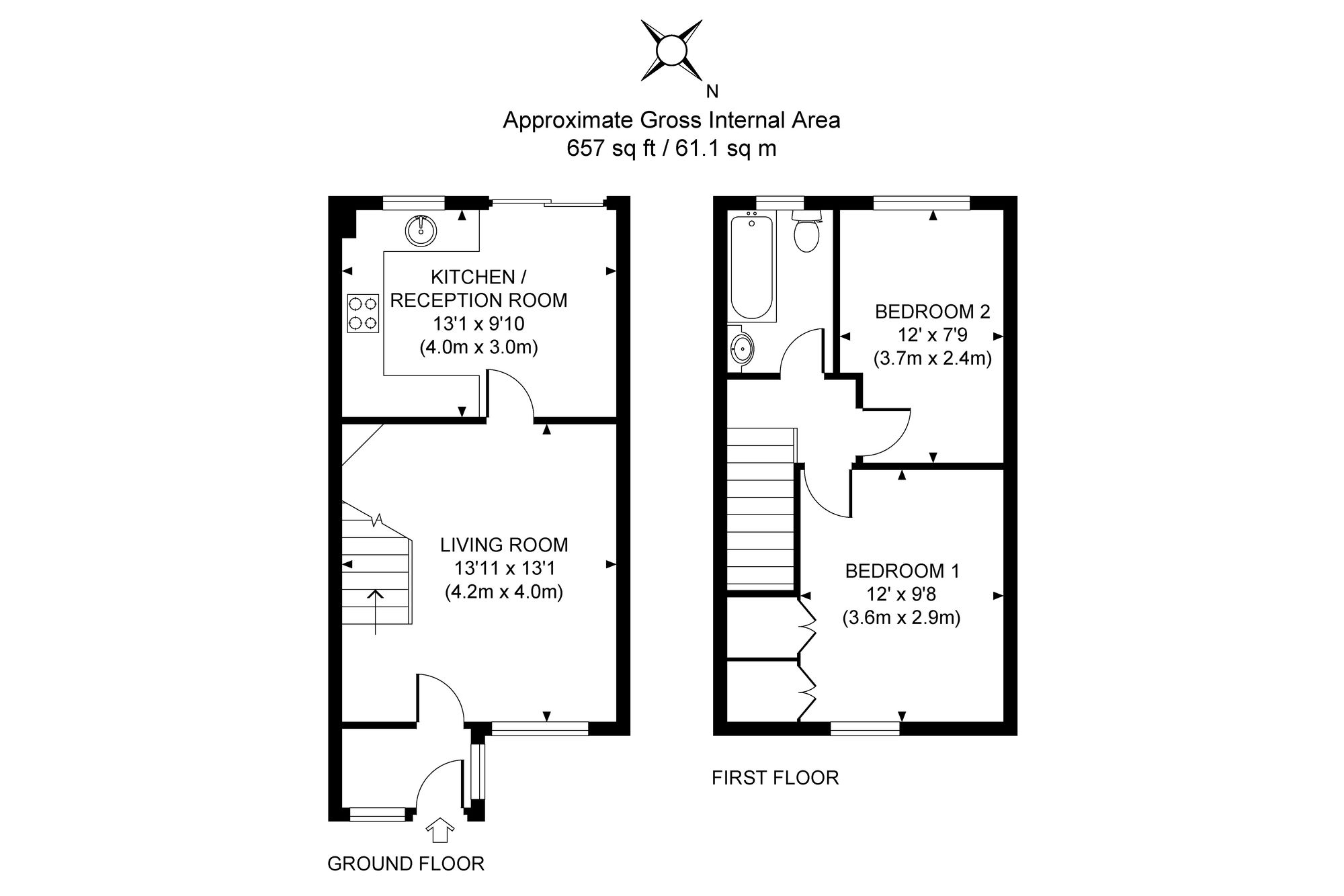9 Hoblands, Haywards Heath floorplan