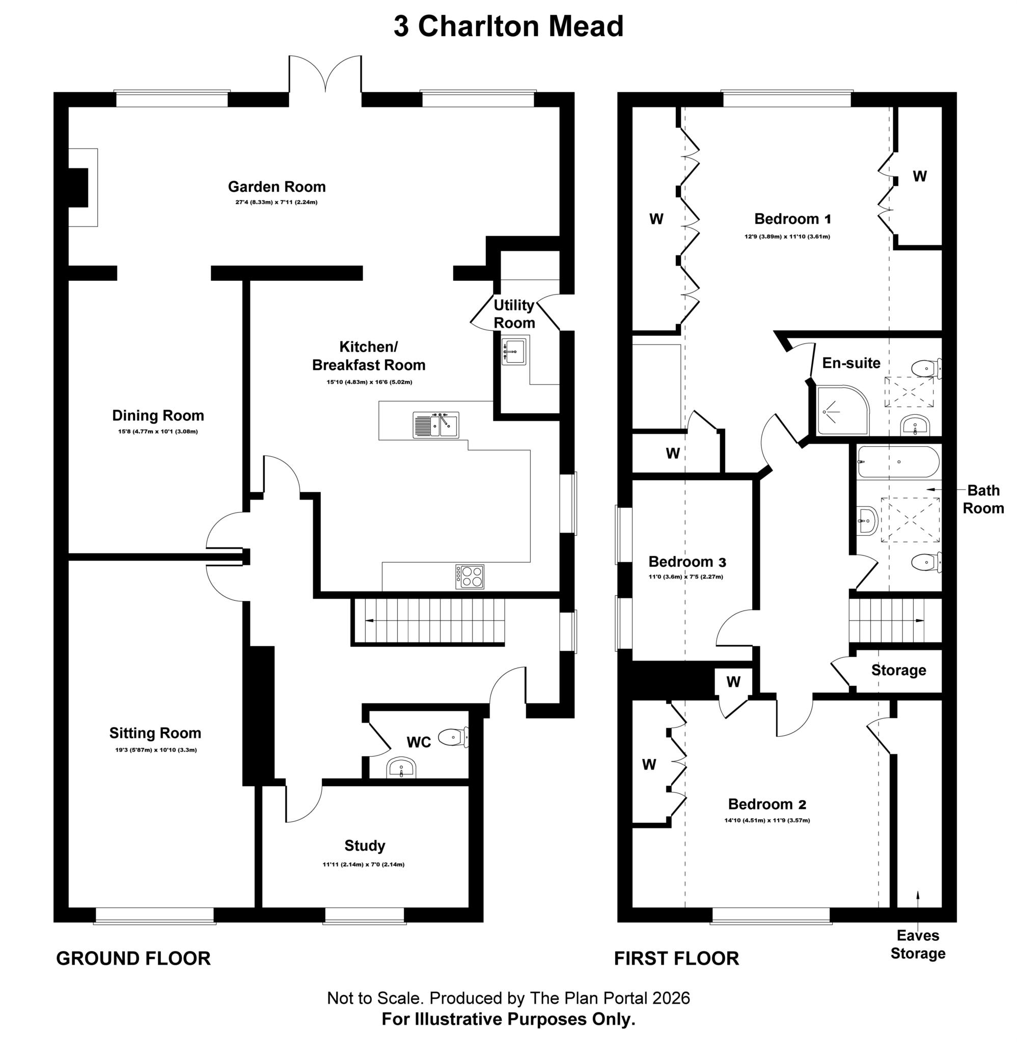 3, Charlton Mead, Blandford Forum floorplan