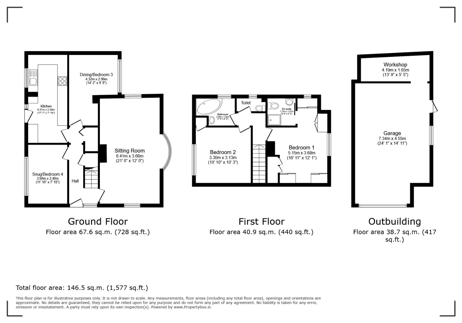 4, Hill View, York floorplan