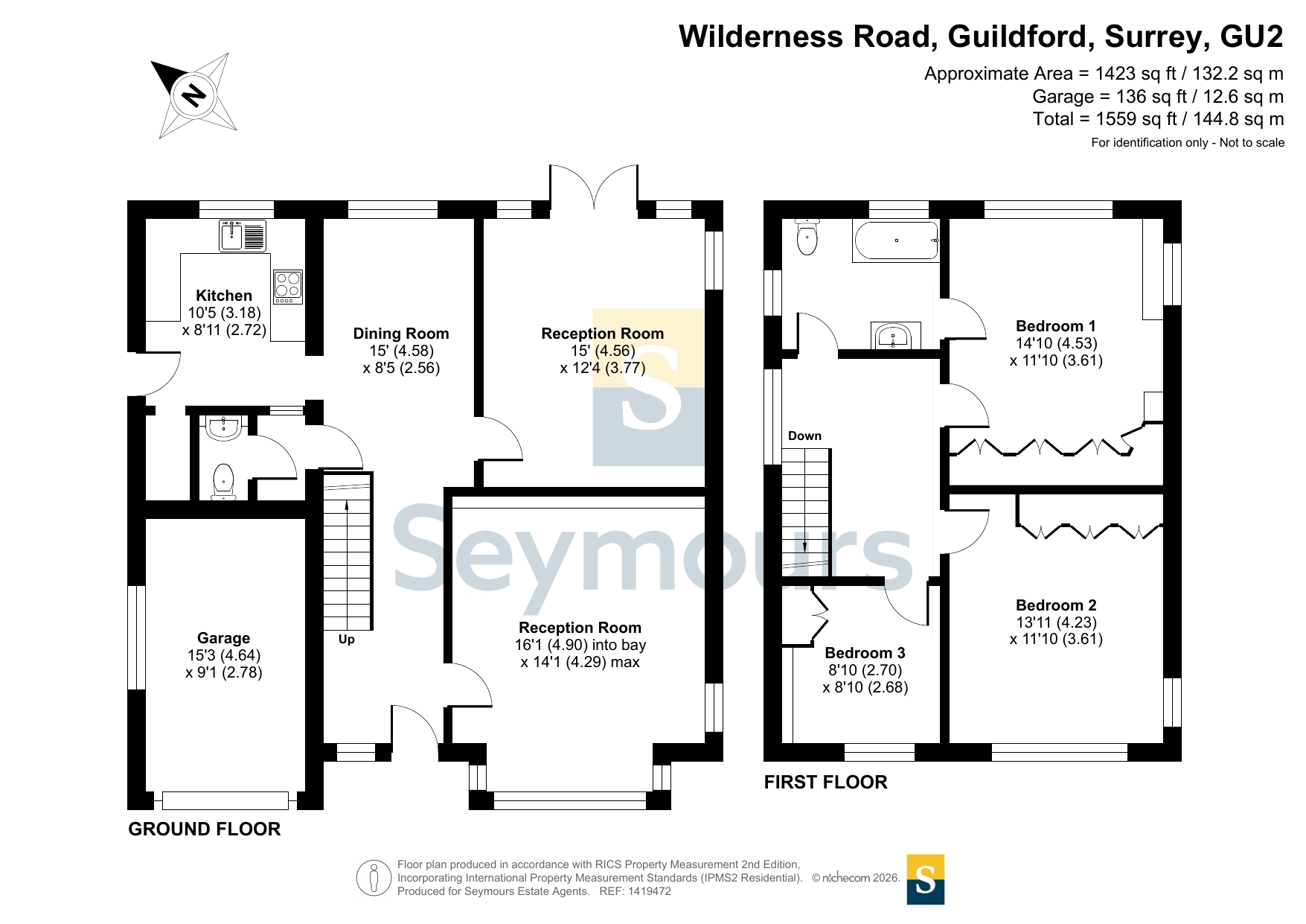 14, Wilderness Road, Surrey floorplan