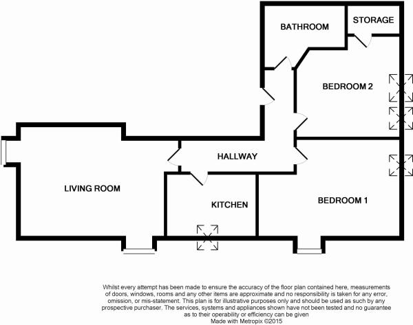 Apartment 8, Meadow Sweet House, 370 Ombersley Road, Worcester floorplan