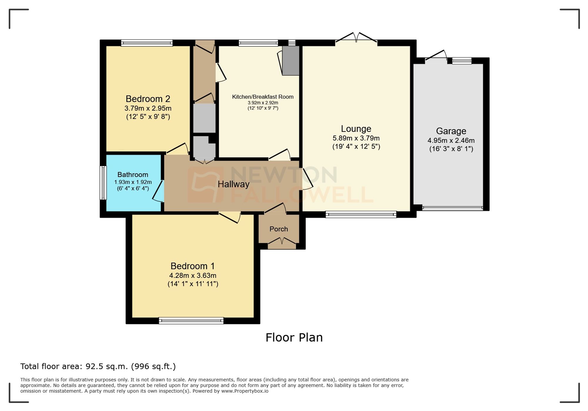 18 Newhaven Road, Leicester floorplan