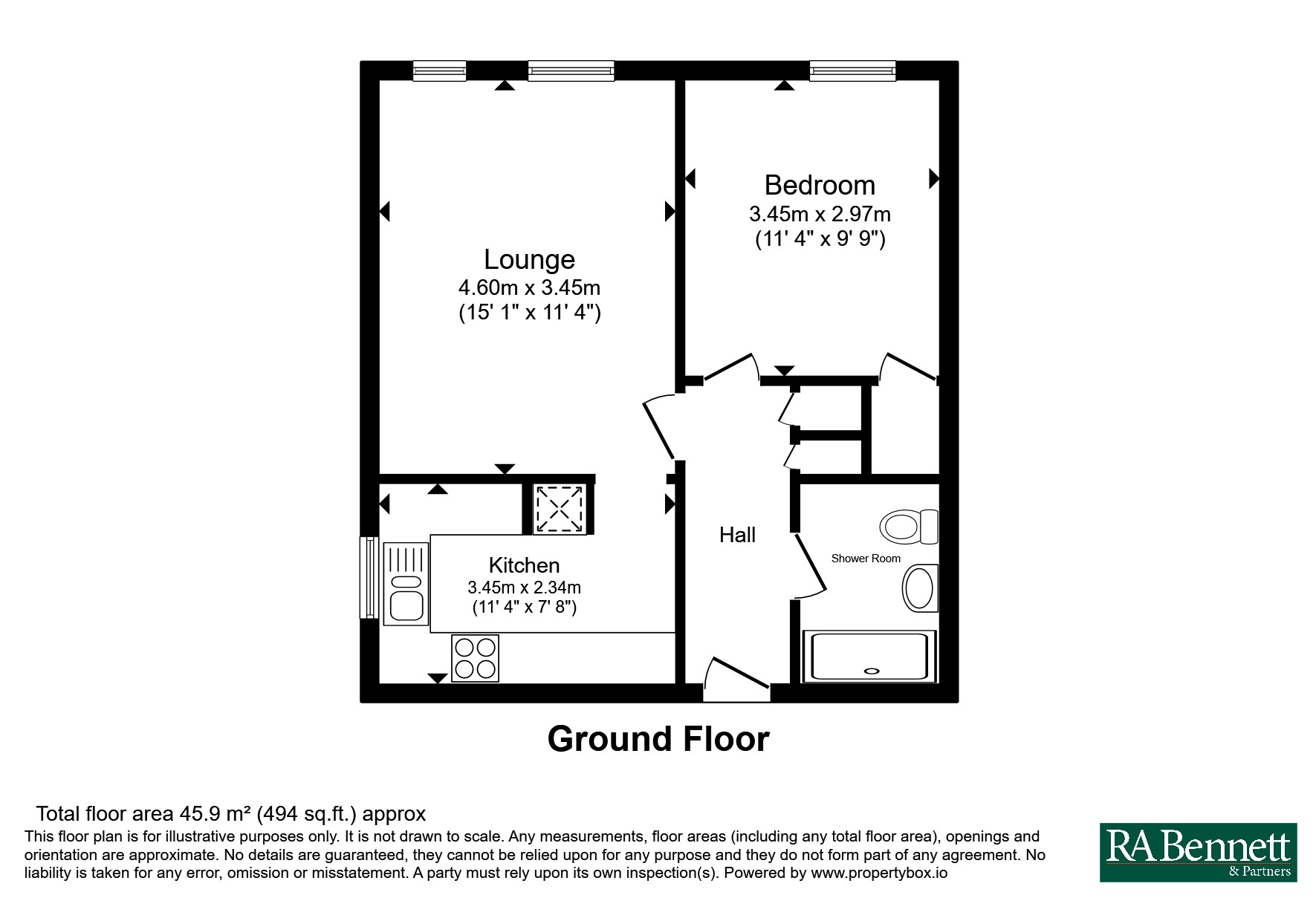 Binswood Avenue, Warwickshire floorplan