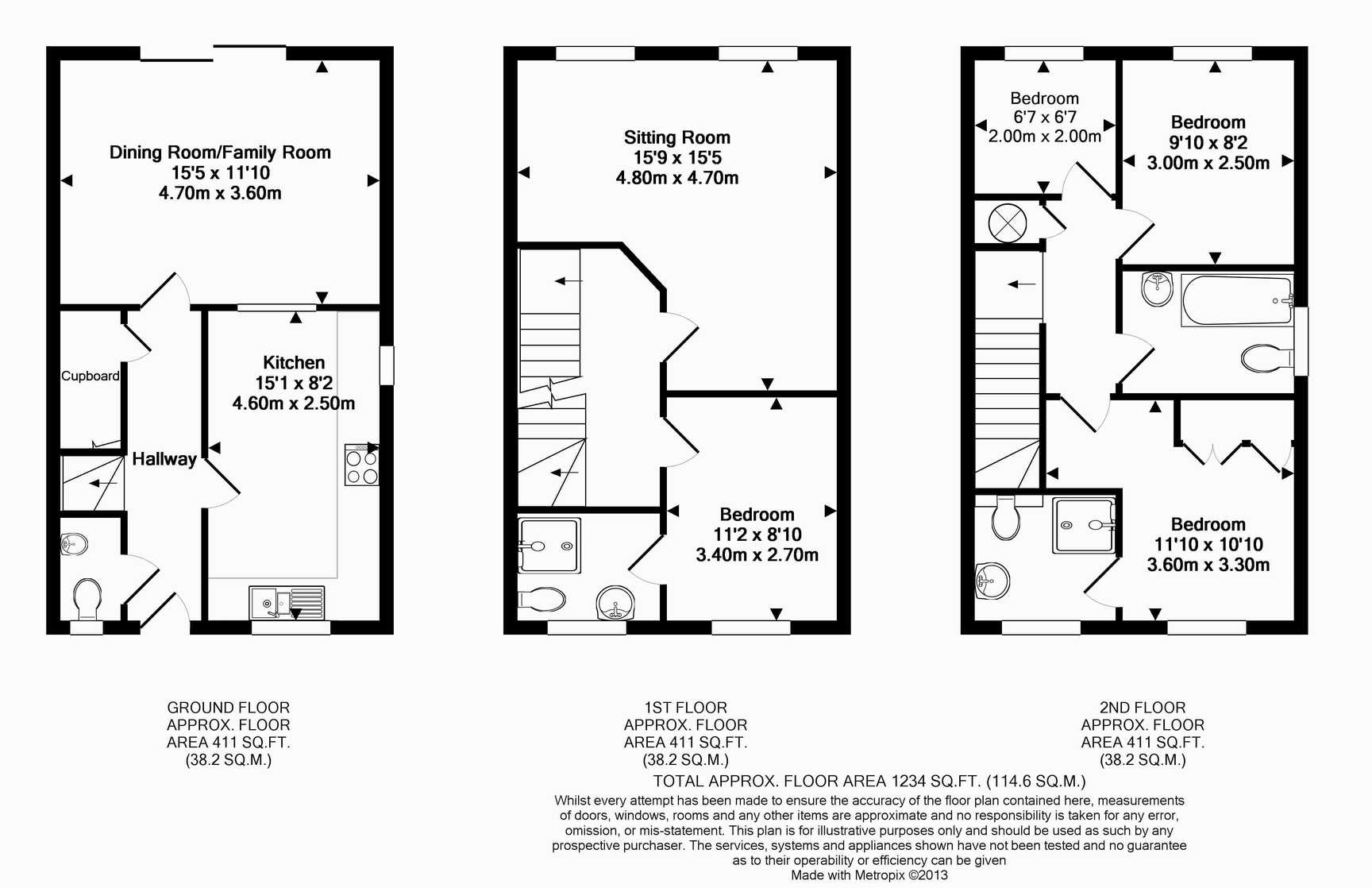 4 Bedrooms Semi-detached house to rent in Chertsey Street, Fleet GU51
