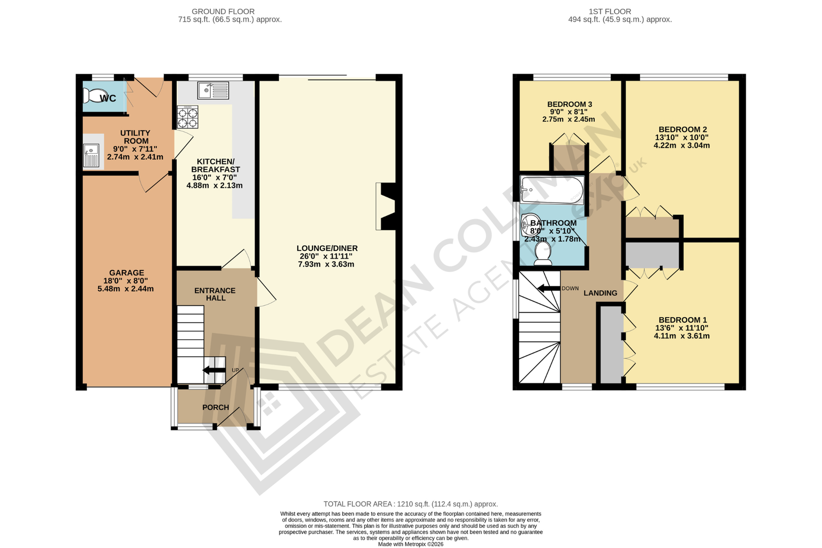 81, Coney Green Drive, Birmingham floorplan