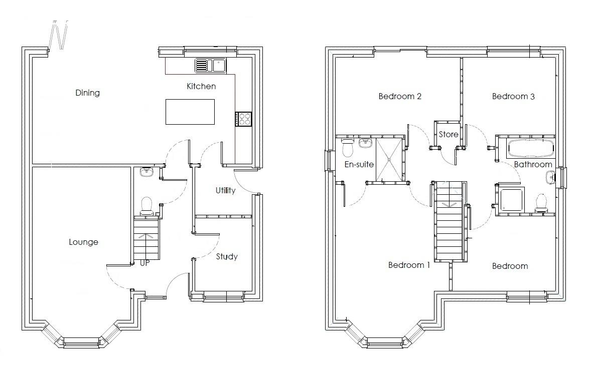 Plot 1, Wood Lane, Barnsley floorplan