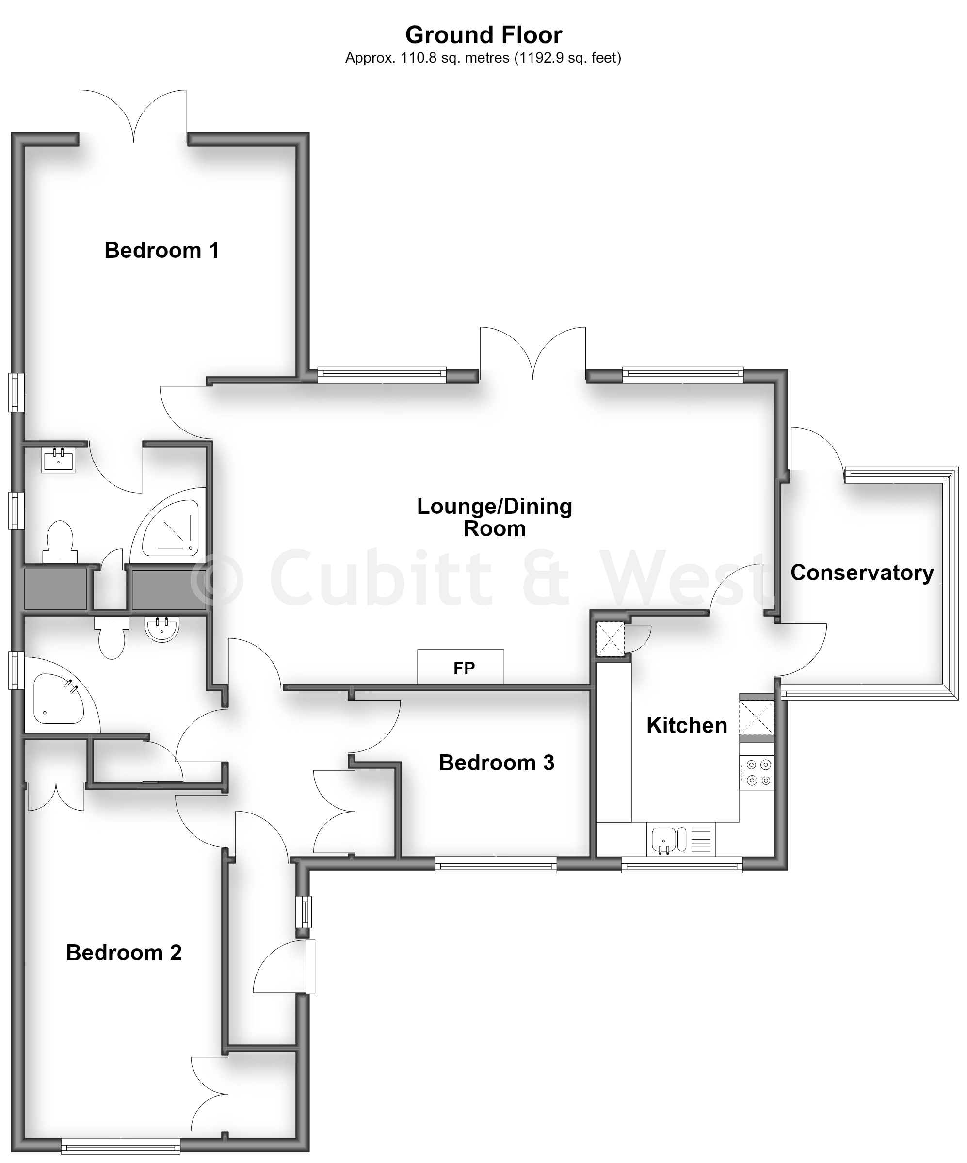 91, Lavinia Way, East Preston floorplan