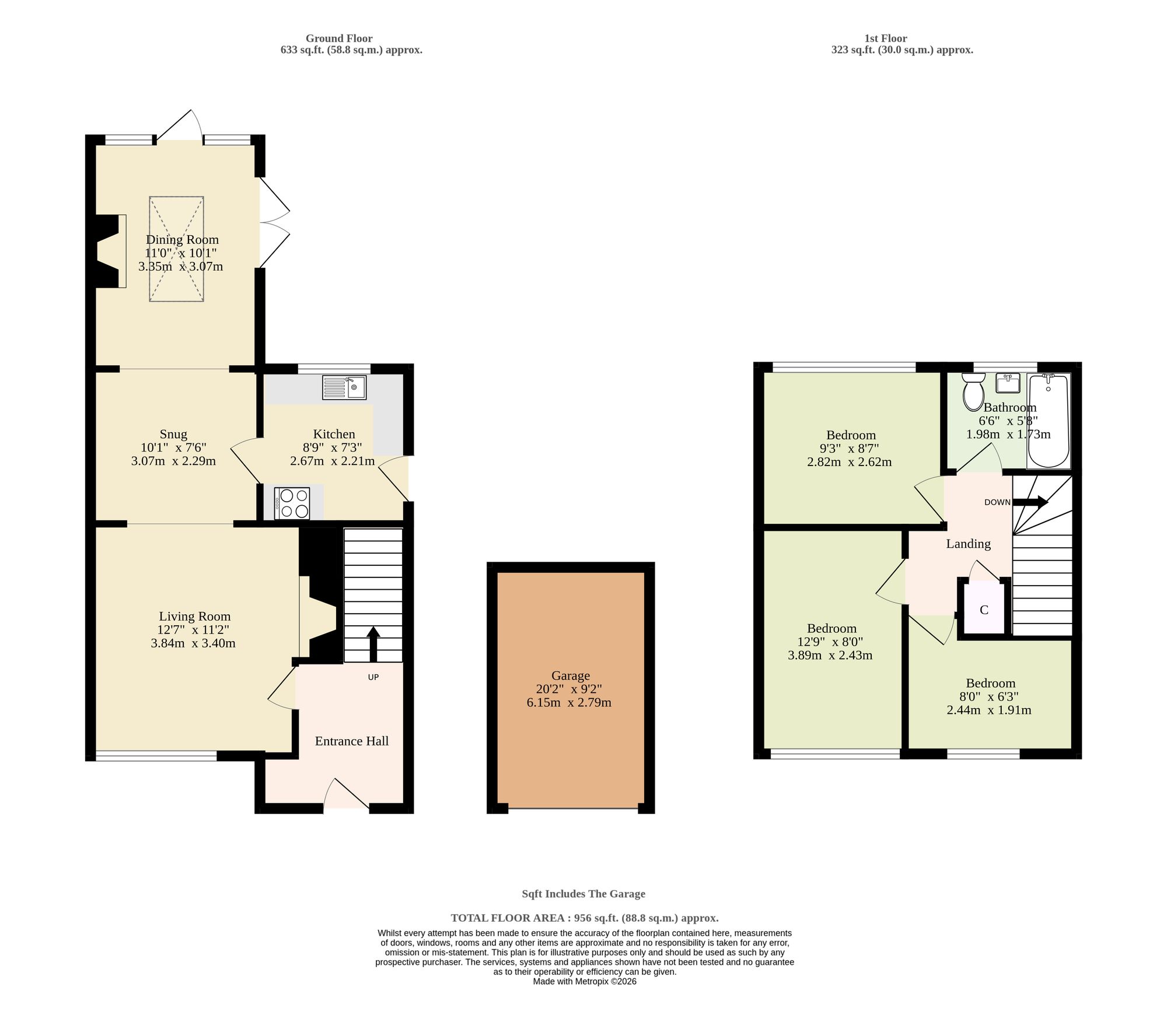7 Wensum Way, Great Yarmouth floorplan