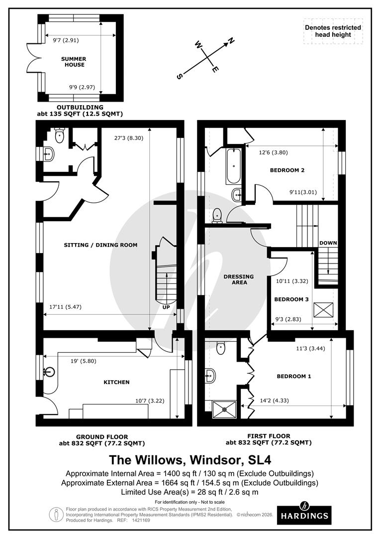 Courtyard Cottage, 4, The Willows, Windsor floorplan