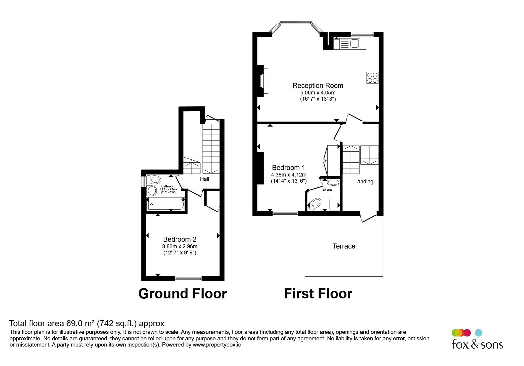 Second Floor Flat, 93, Buckingham Road, Brighton floorplan