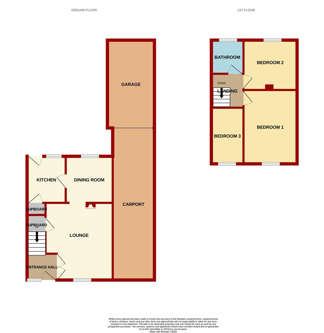7, Orchard Close, Mitcheldean floorplan
