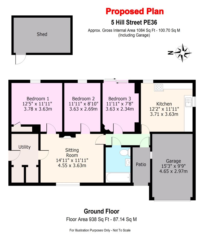 5, Hill Street, Hunstanton floorplan