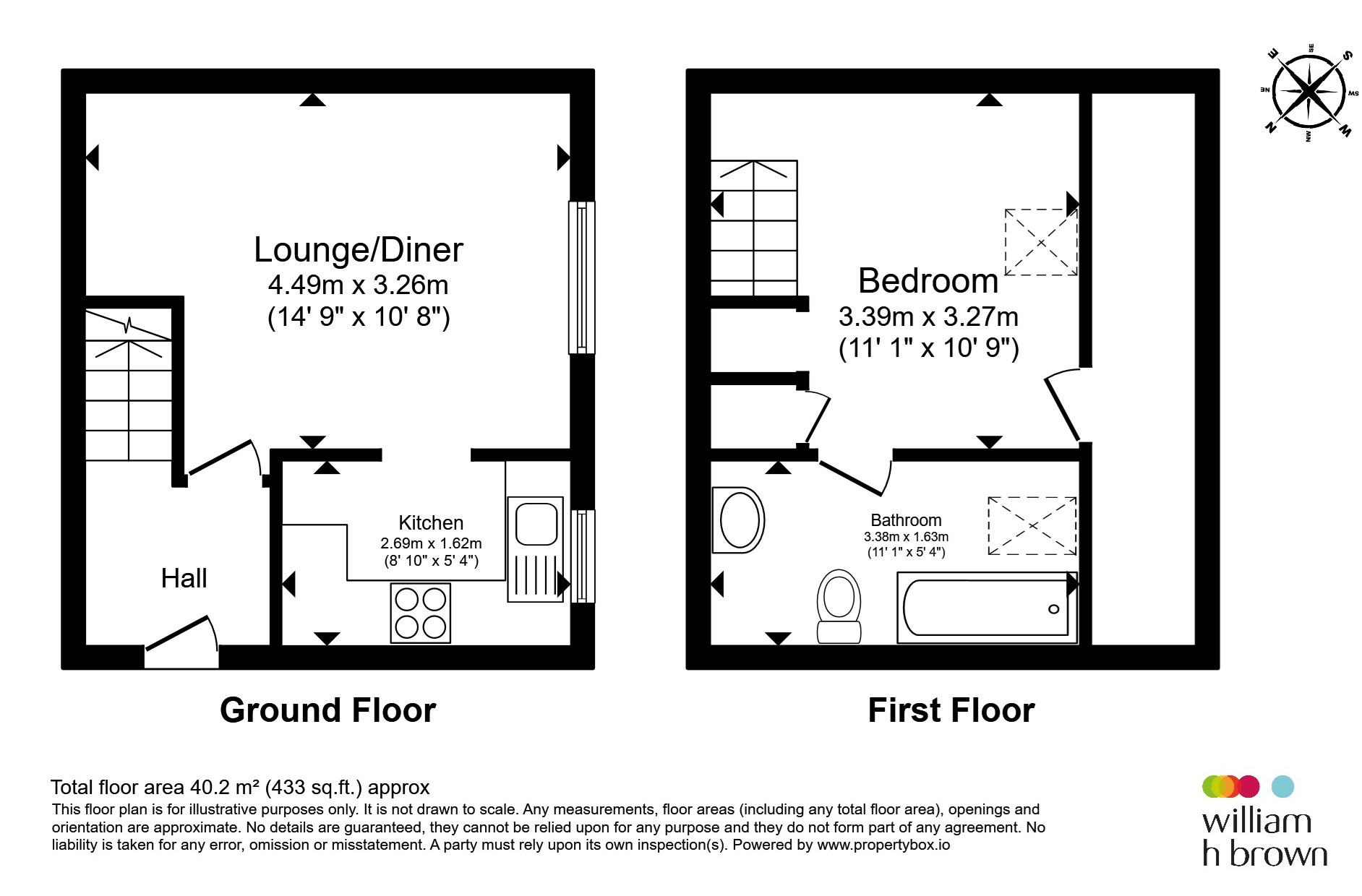 85, Roundmead, Stevenage floorplan