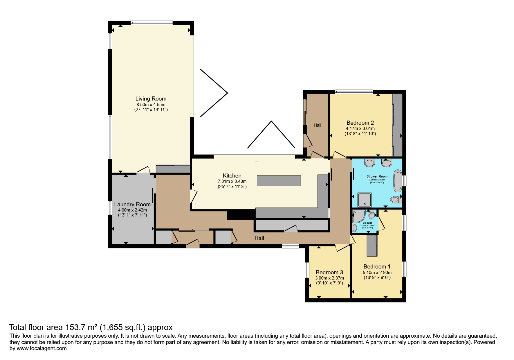 30, Derby Avenue, Skegness floorplan