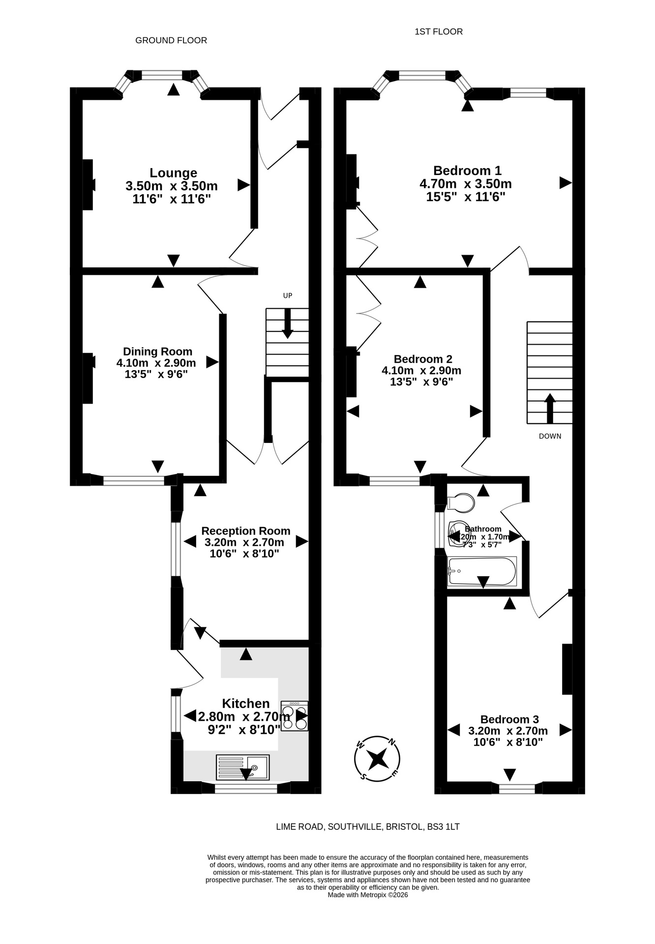 4 Lime Road, Bristol floorplan