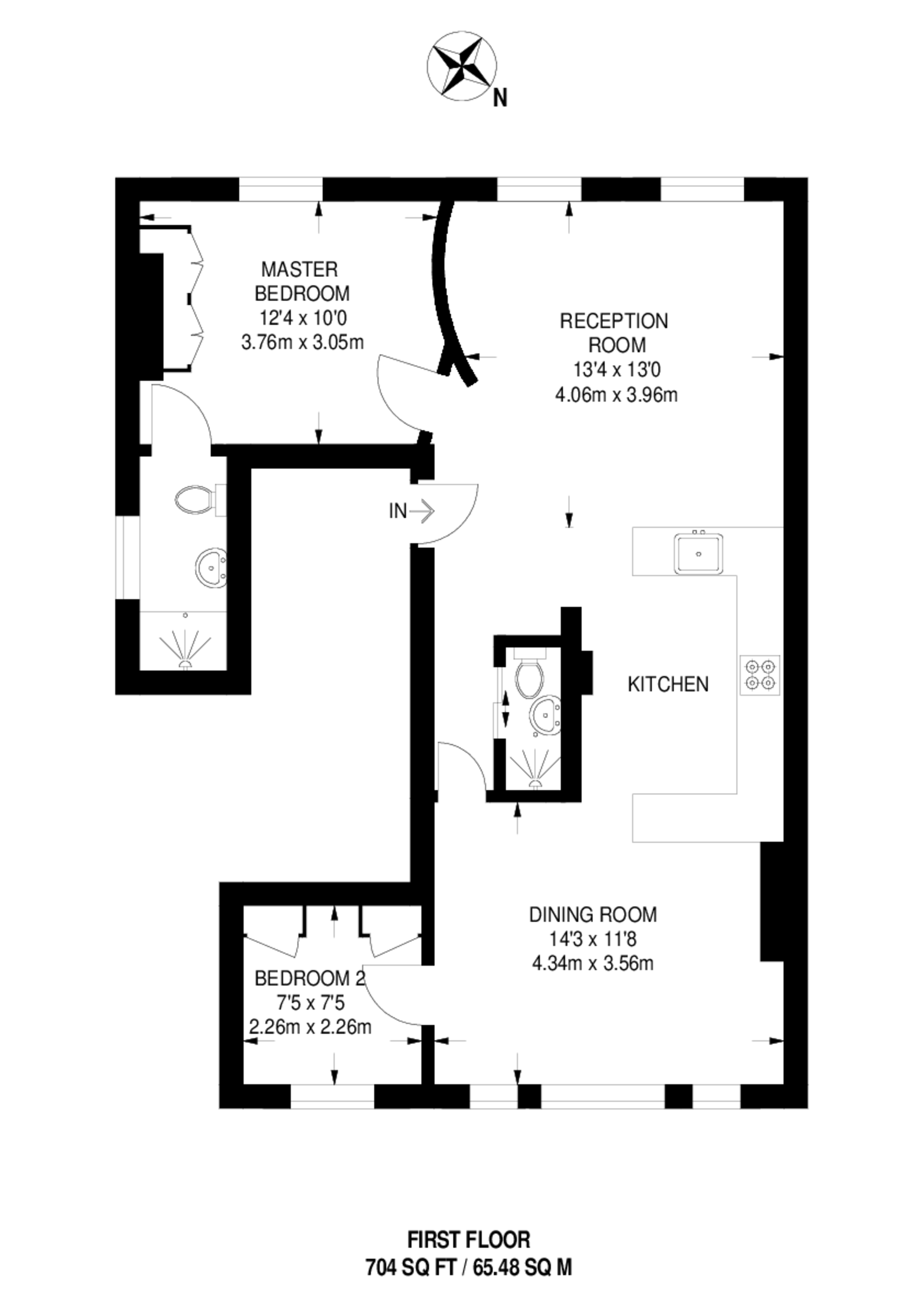 Hampstead Hill Gardens, Hampstead floorplan
