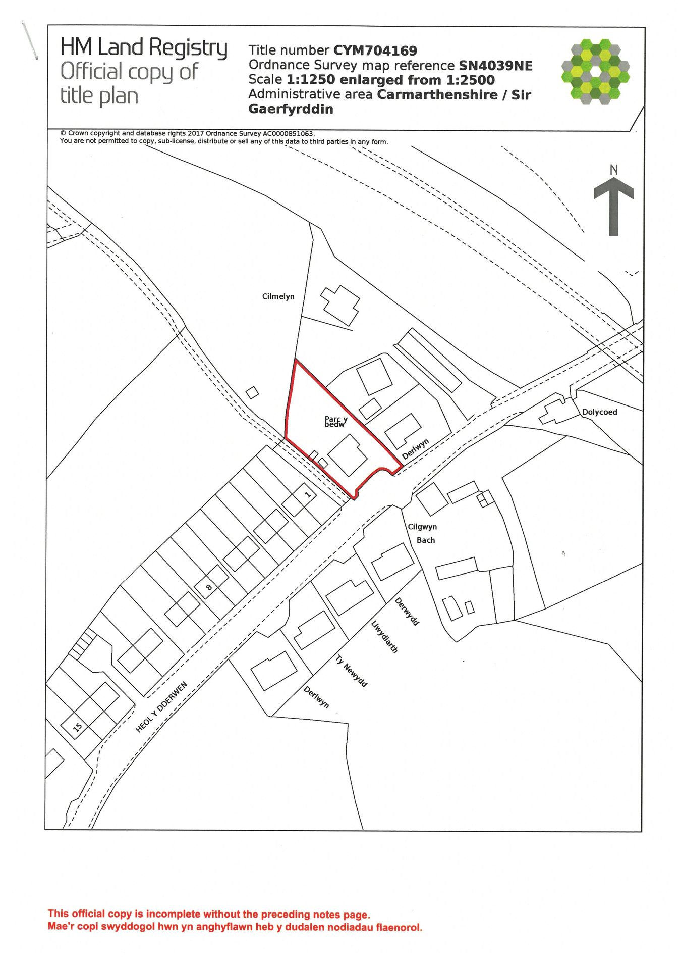 Parc Y Bedw, Heol Y Dderwen, Llandysul floorplan