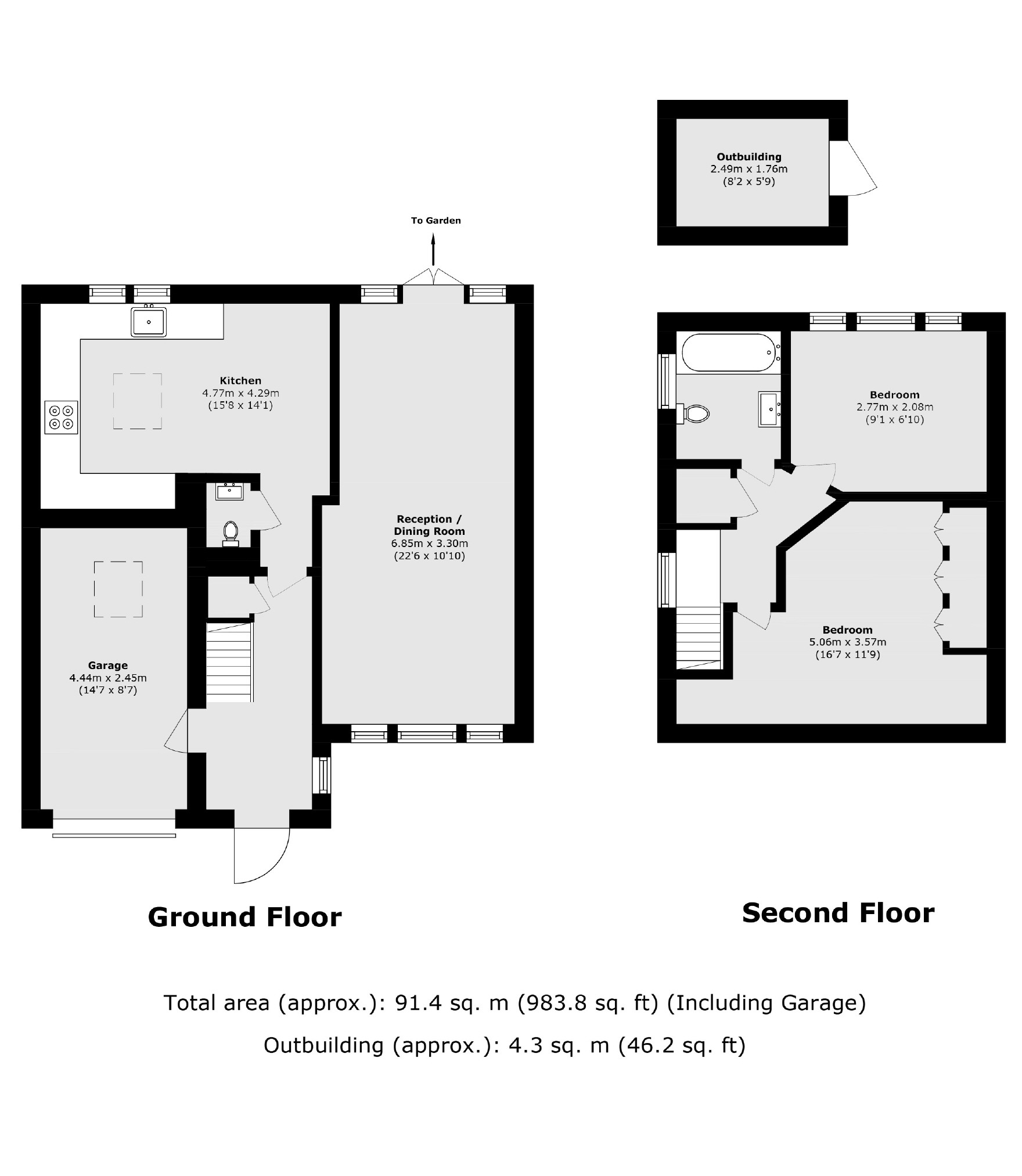 81, Albury Close, Hampton floorplan