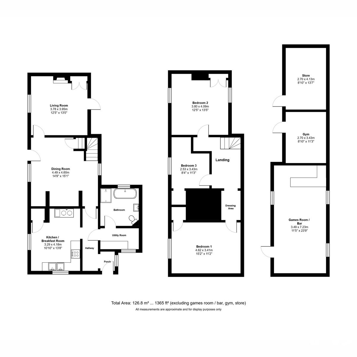 21, Berkley Street, St. Neots floorplan