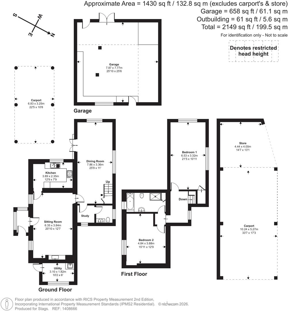 Barton Grounds, Barnstaple floorplan