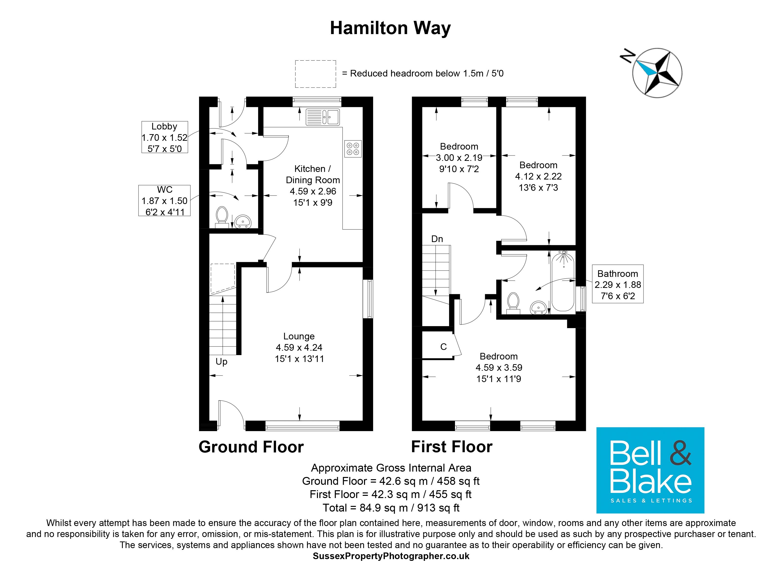 35, Hamilton Way, Chichester floorplan