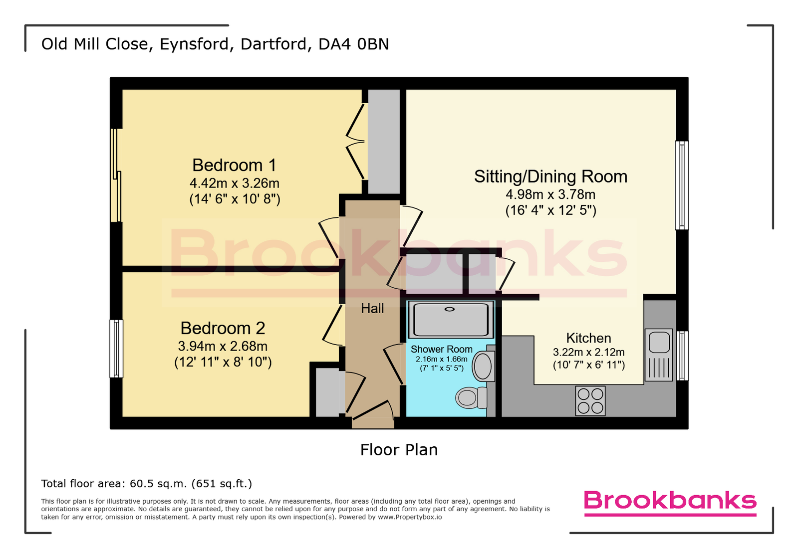 35, Old Mill Close, Dartford floorplan