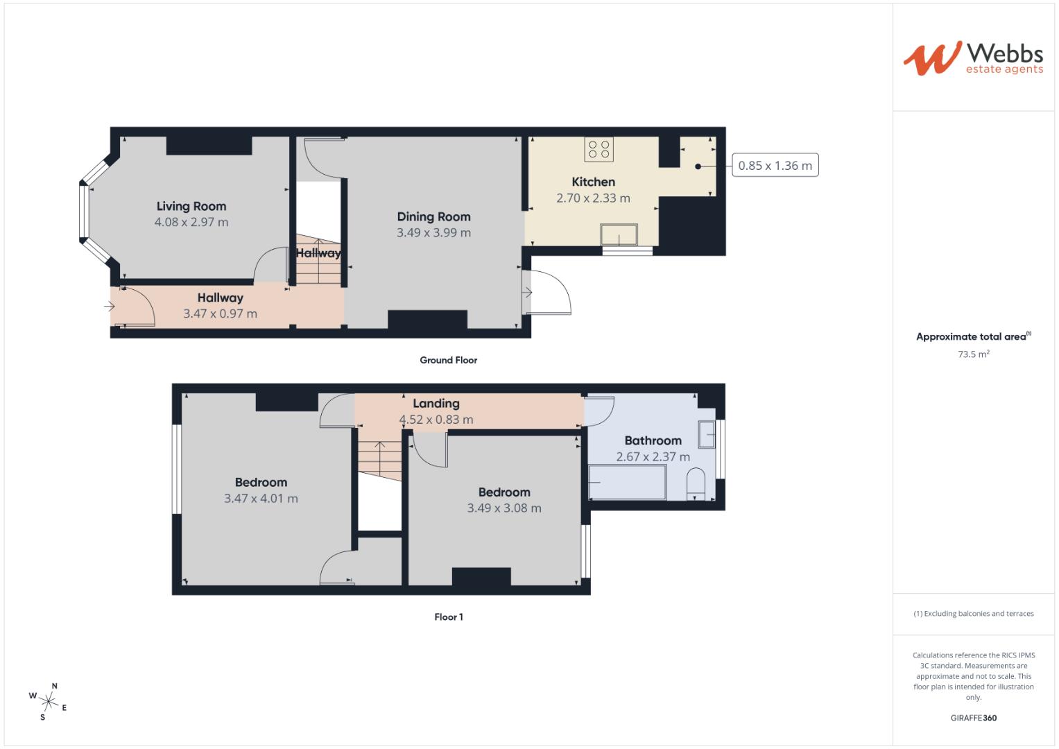15B, Green Lanes, Bilston floorplan