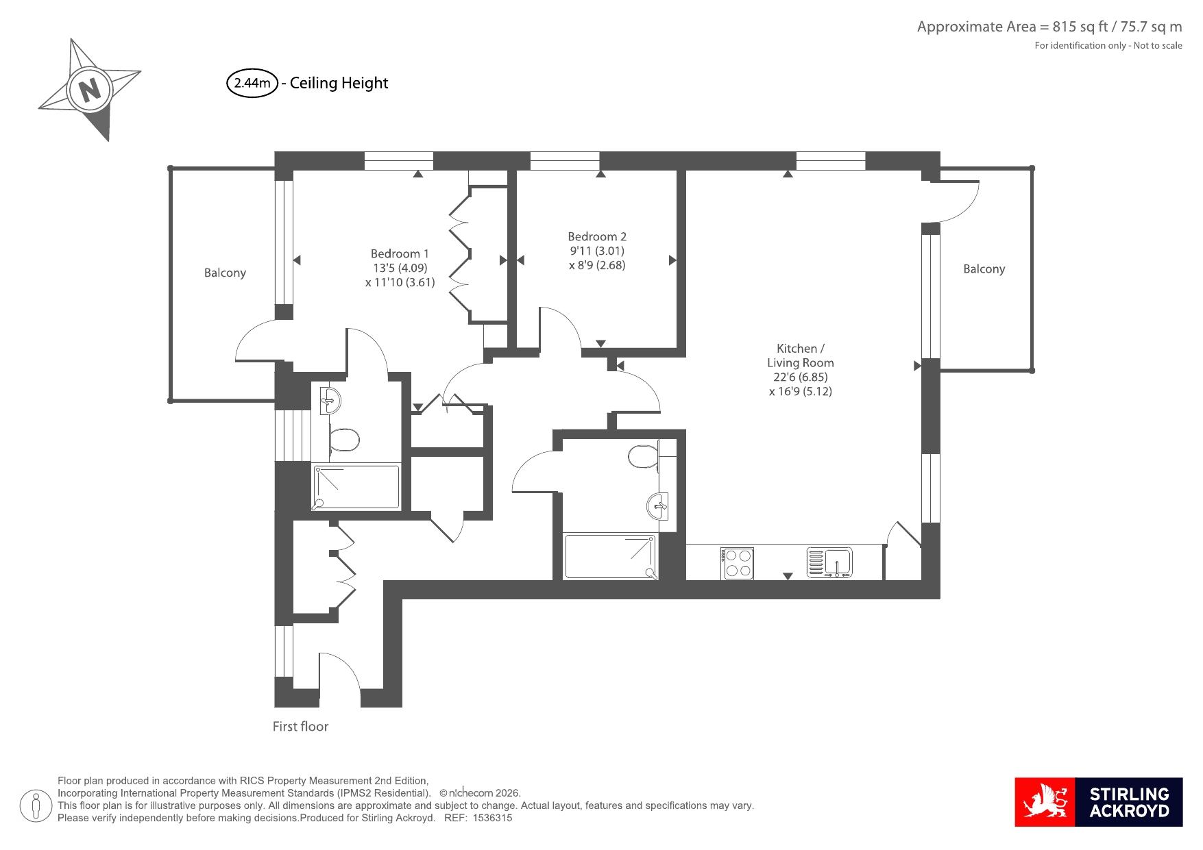 Pages Walk, London floorplan