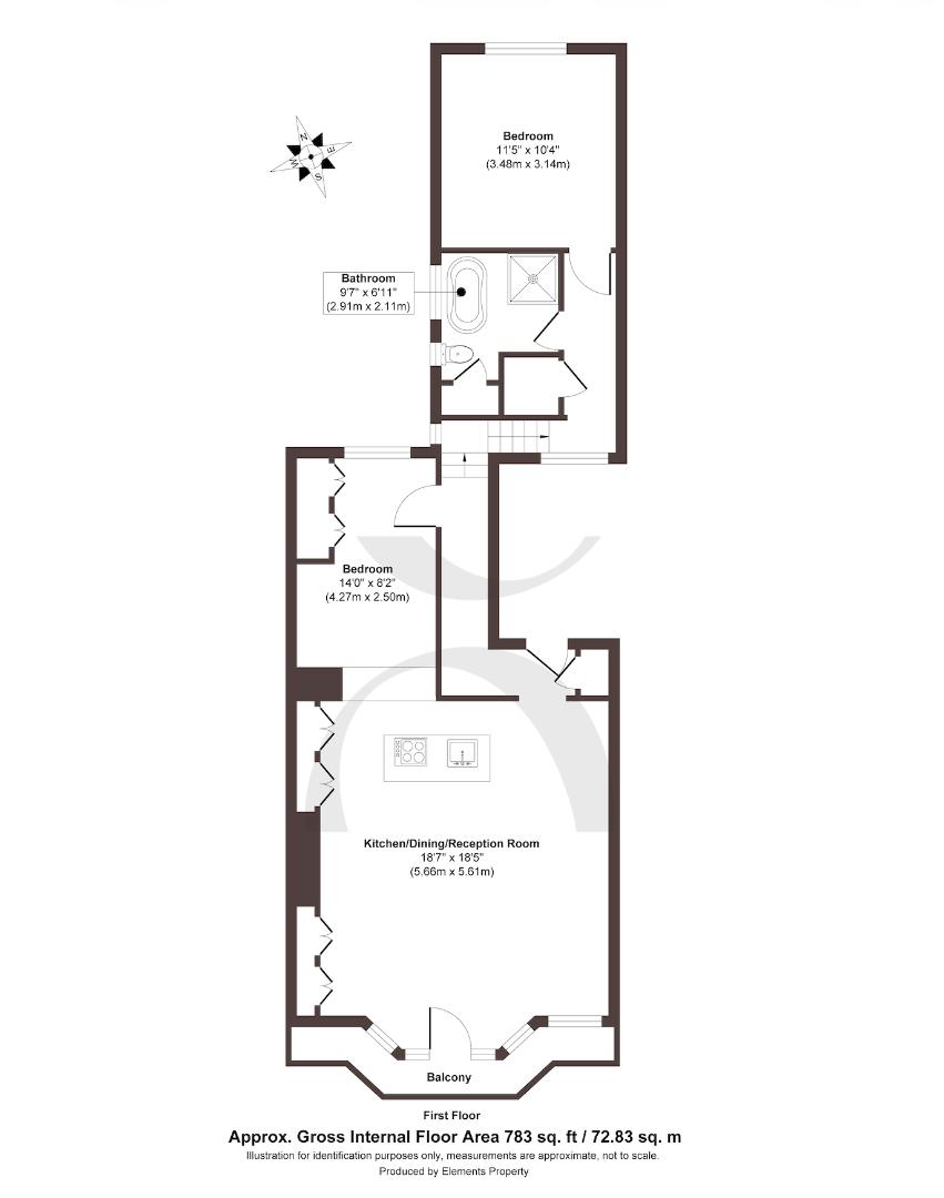 Royal Crescent, Brighton floorplan