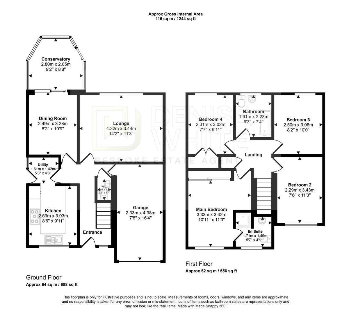 24, Lightwood Road, Staffordshire floorplan