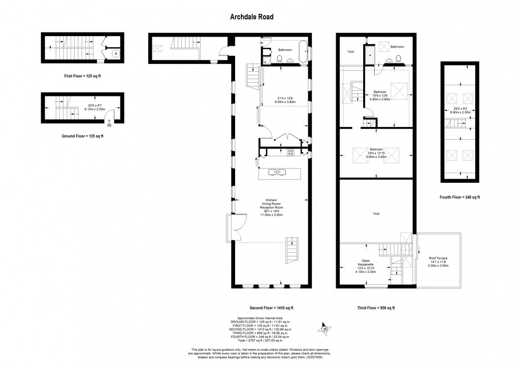 3 , Old School Buildings, St. Clements Yard, Archdale Road, East Dulwich floorplan