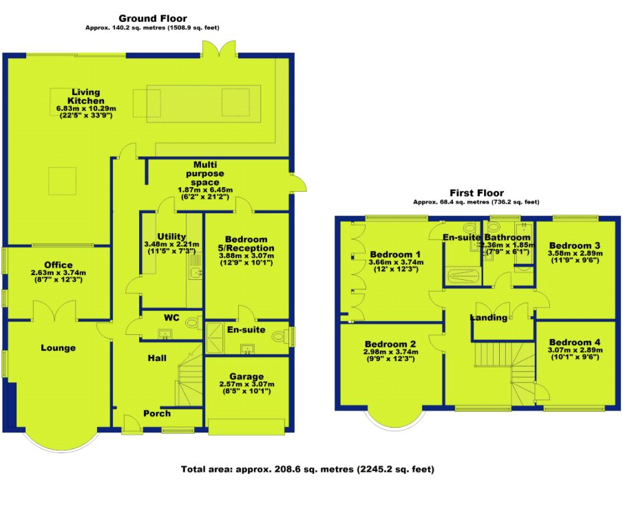 312, Musters Road, Nottingham floorplan