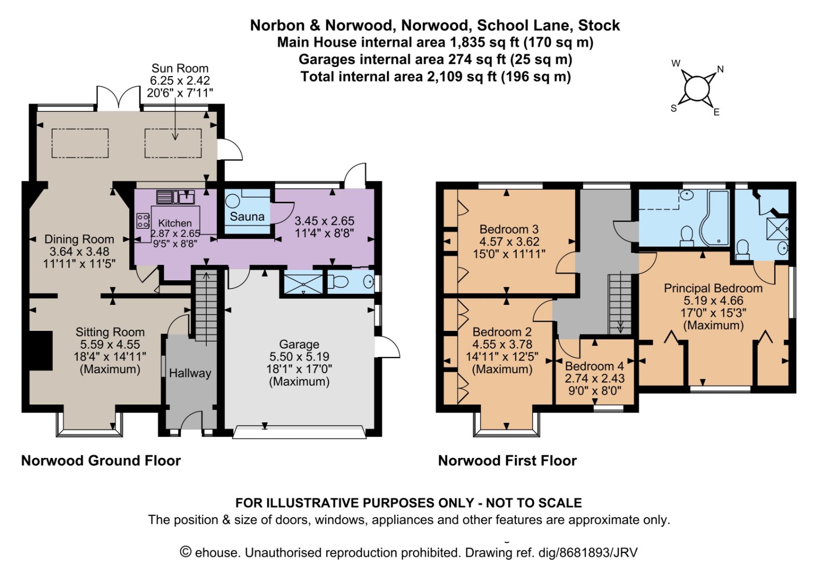 Norwood,, School Lane, Ingatestone floorplan