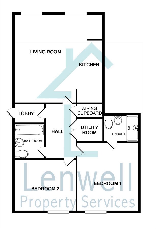 2 Bedrooms Flat to rent in Midland Road, Luton LU2