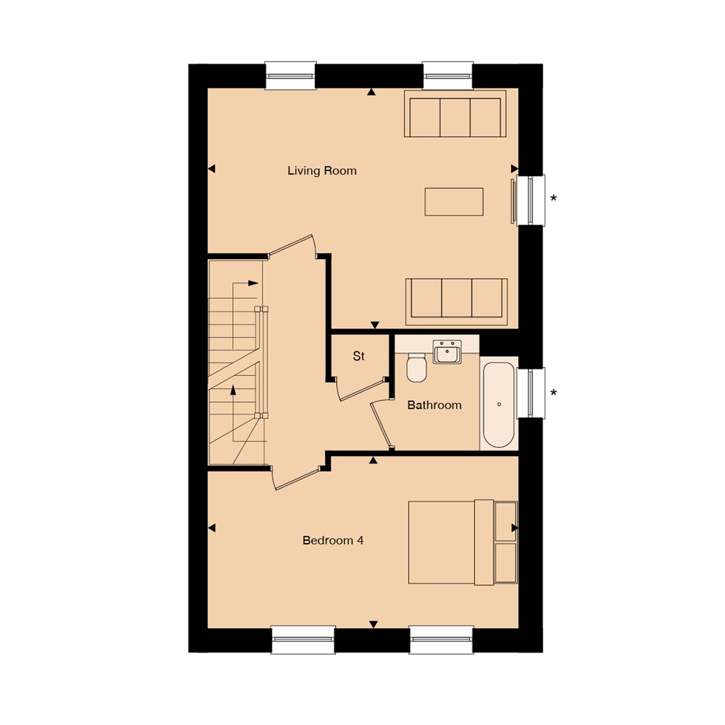 The Newgate - Plot 22, The Tramworks, 679 High Road, North Finchley floorplan