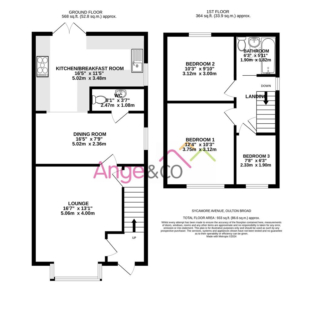 Sycamore Avenue, Lowestoft NR33, 3 bedroom semidetached house for sale