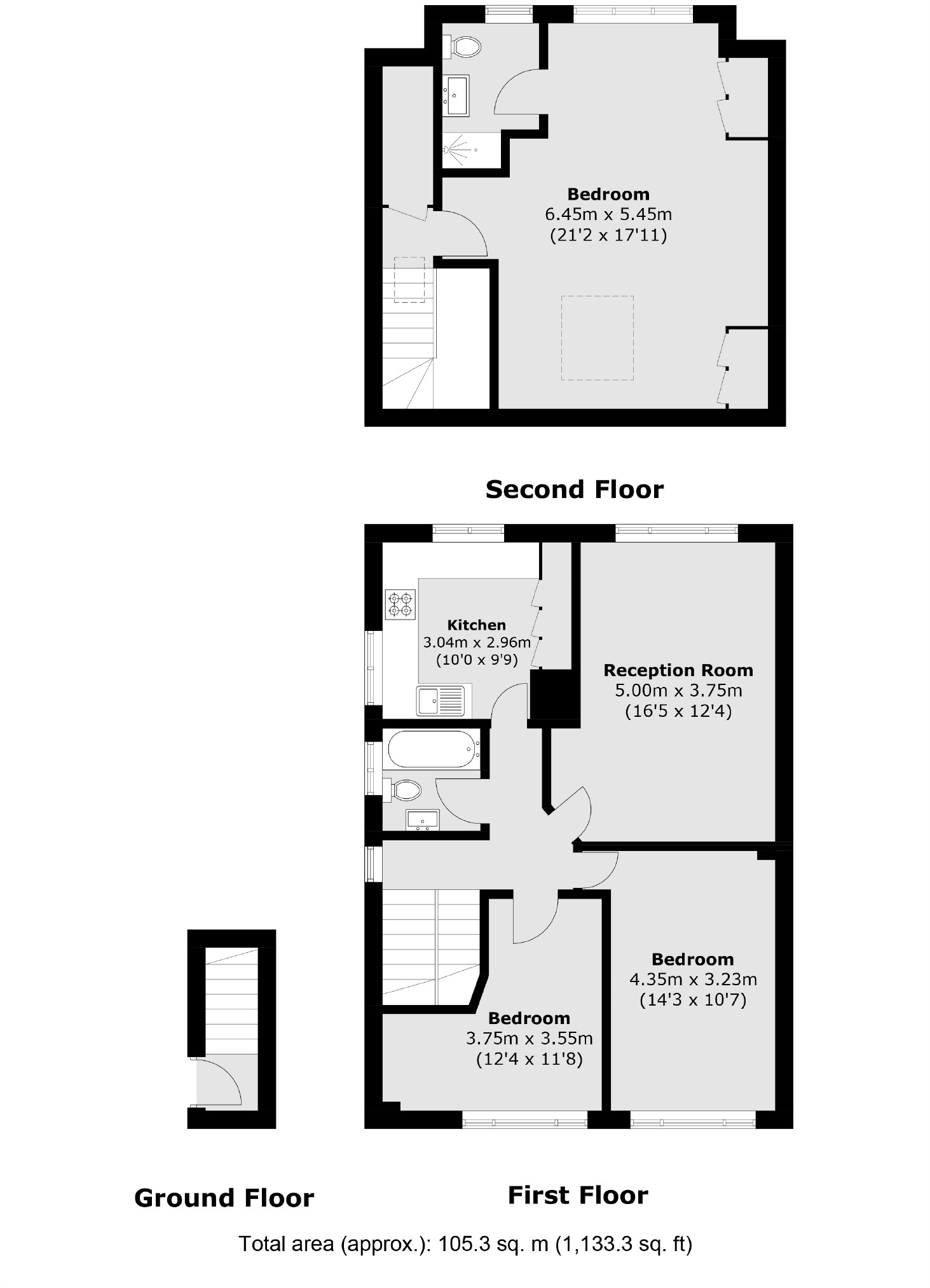 4 Abbey Court, 42, Percy Road, Hampton floorplan