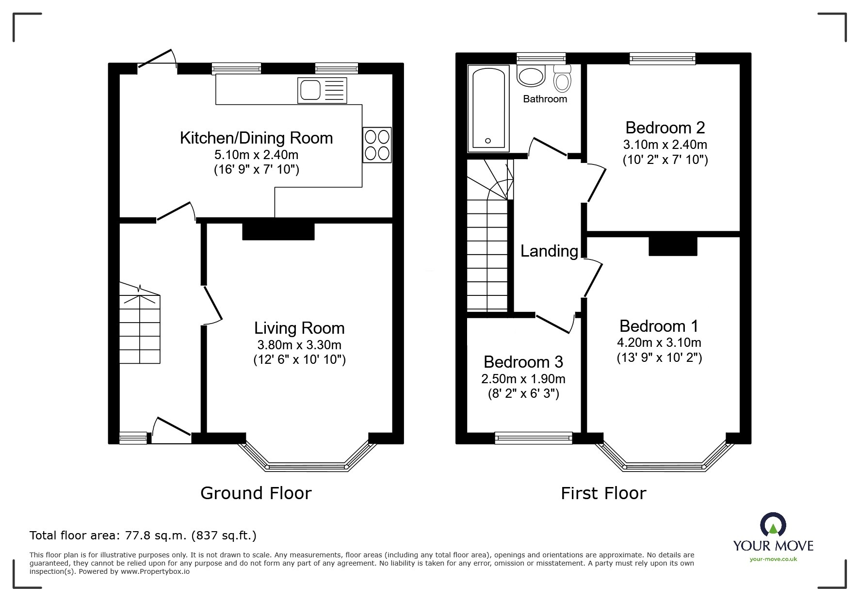 2, Torkington Avenue, Swinton floorplan