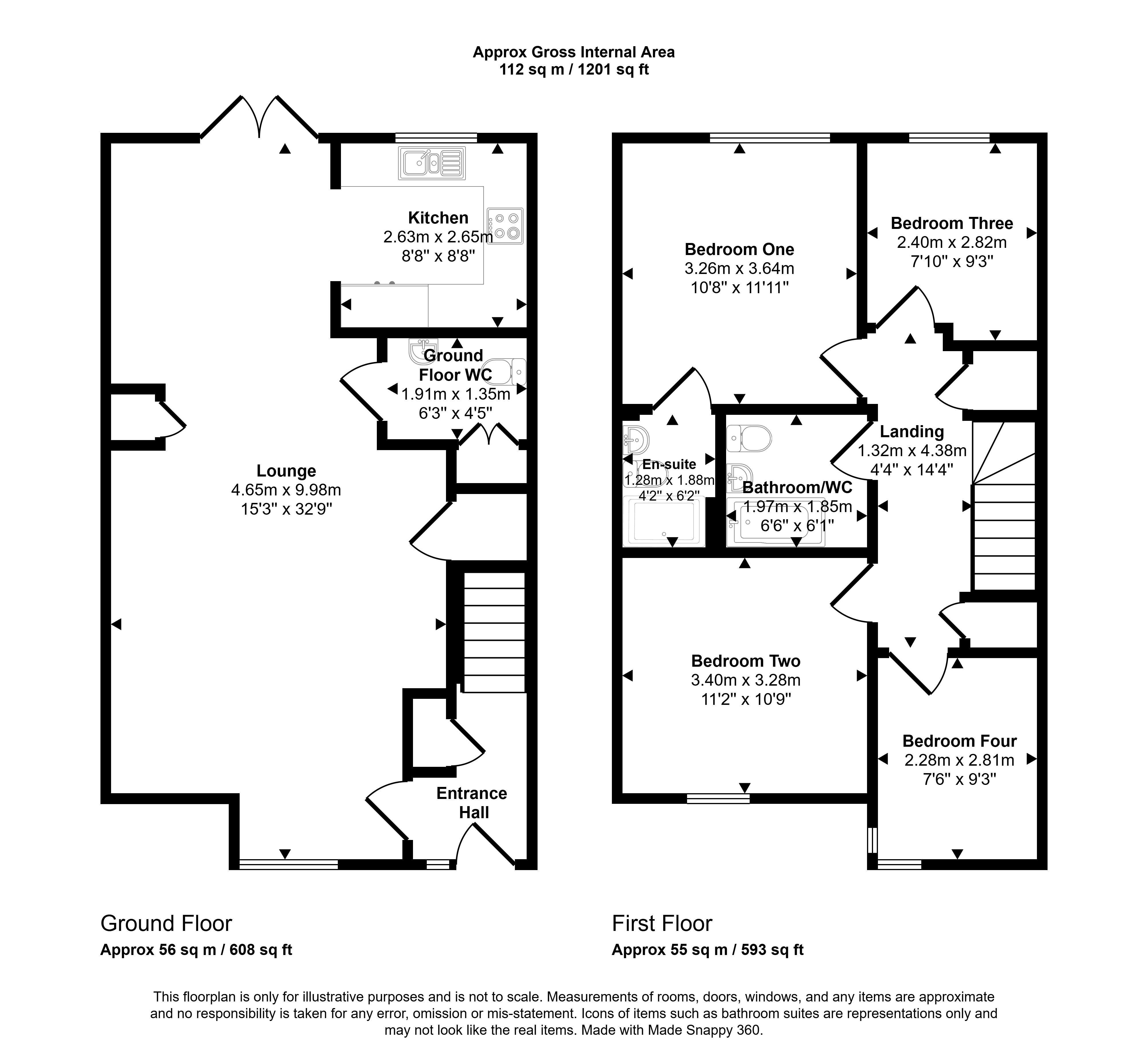 27, Hursley Walk, Newcastle upon Tyne floorplan