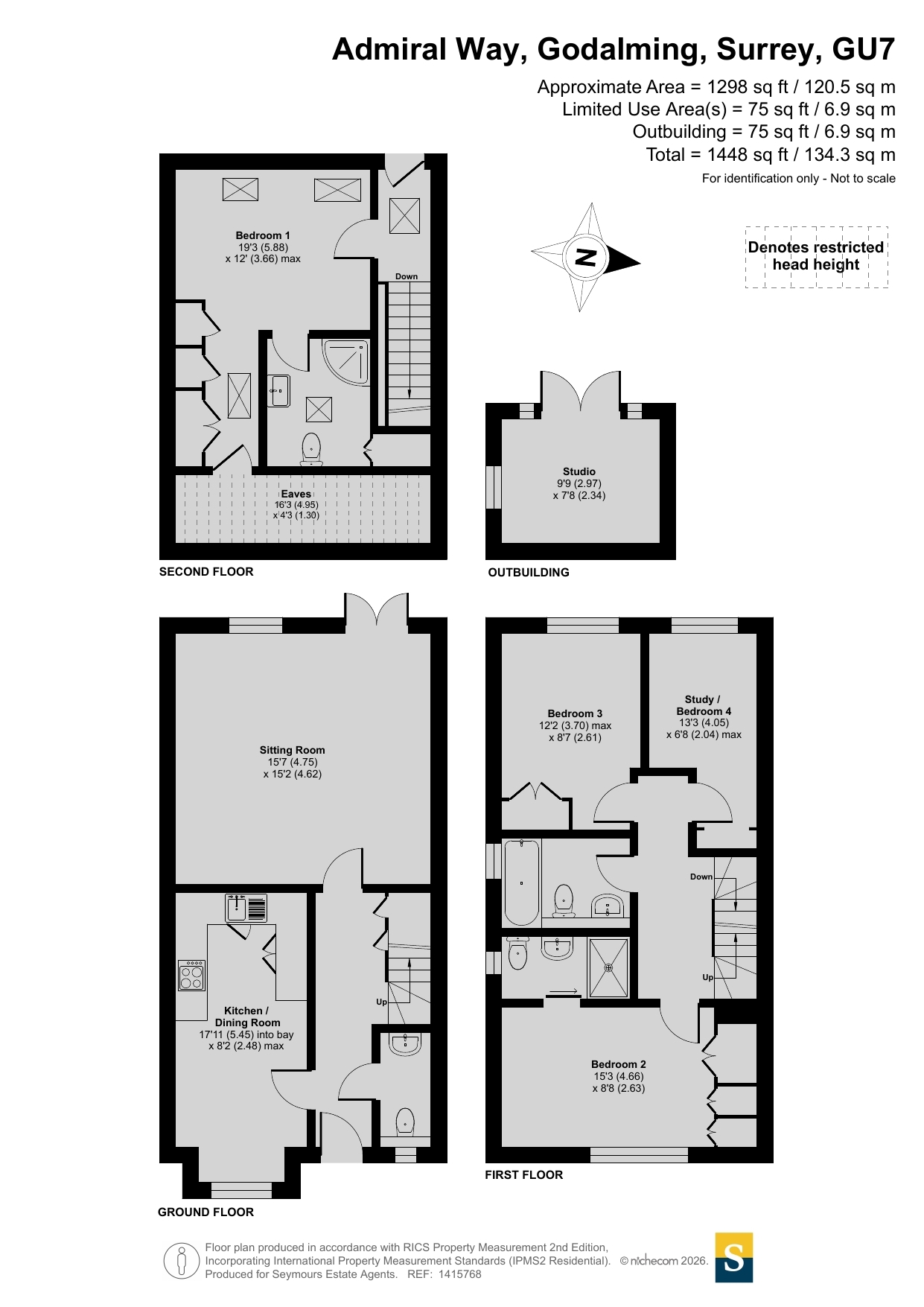 21, Admiral Way, Surrey floorplan