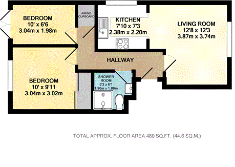 2 Bedrooms Flat for sale in Sullivans Reach, Walton-On-Thames KT12