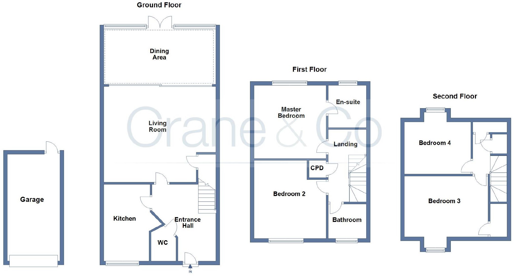 4 Bedrooms Terraced house for sale in Berkley Avenue, Hailsham BN27