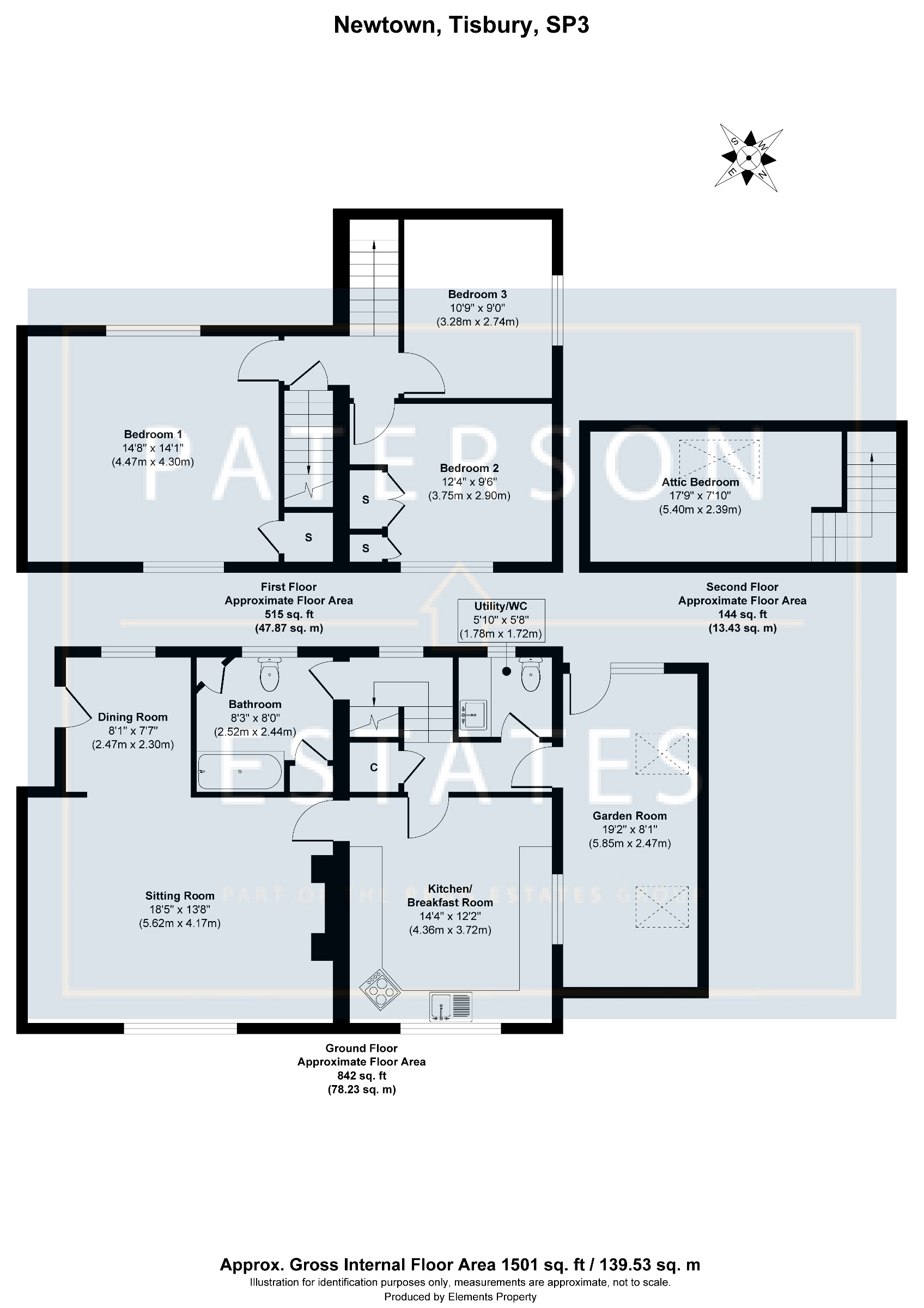 Newtown, Tisbury floorplan